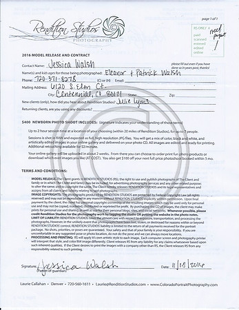 2016_Model release and contract