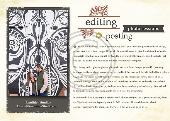末 Editing